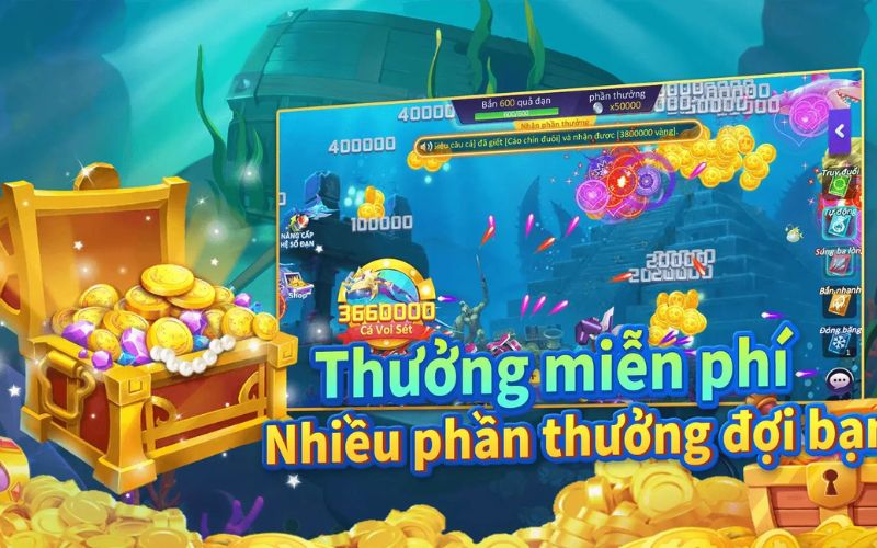 Bắn cá đổi thưởng rút tiền thật